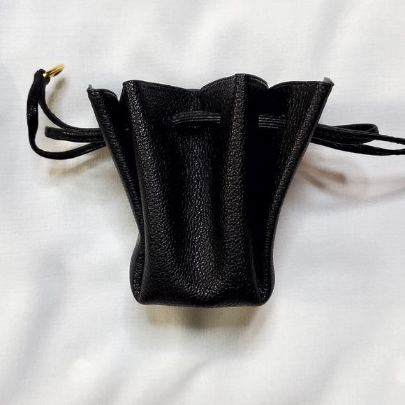 Rare Hermes Vintage Chevre de Coromandel Vespa Pouch Noir Black - Picture 1 of 11